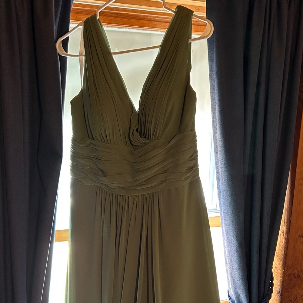 Bill Levkoff Olive Mini Dress